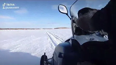 Покатушки на снегоходе Yamaha venture tf