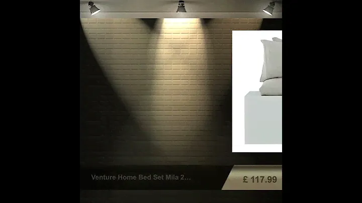 Venture Home Bed Set Mila 220x240 cm Cotton Light Grey