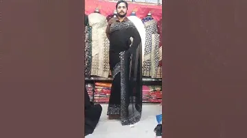 Simple black saree #blacksaree #sareefashion #viralvideo #anumwithlife #sareecollection #saree