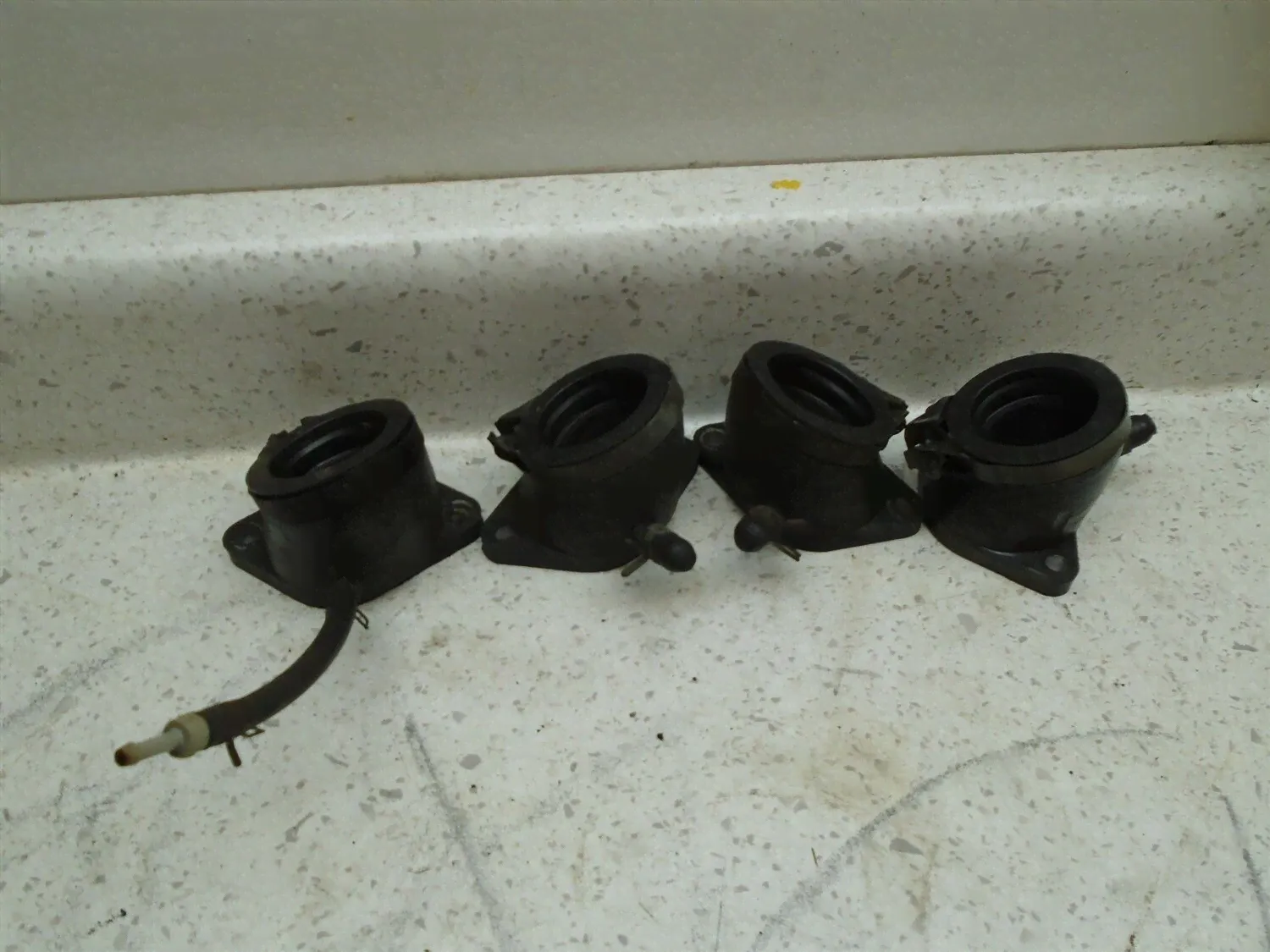 Yamaha 1300 Venture Royale XVZ1300 Engine CRacked Crab Manifolds 1986 YB320 22k-0